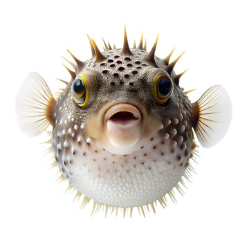 recommend clip art: Puffers fish on transparent background