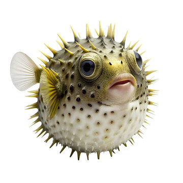 recommend clip art: Puffers fish on transparent background