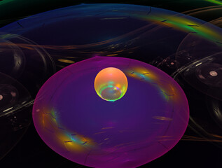 Imaginatory fractal abstract background Image