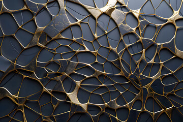 black and gold abstract background texture. volumetric color abstract geometric pattern composition