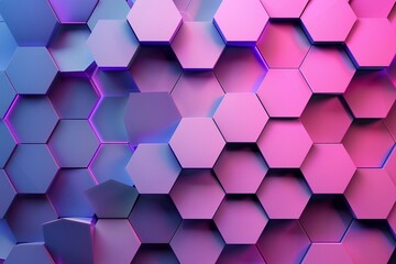 Abstract hexagonal background