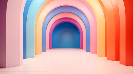 Fototapeta premium Soft color background scene
