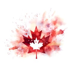 canadian maple leaf, Abstract grunge watercolor canadian flag canadian flag background, The Flag of Canada Symbol of Patriotism and Unity Background Wallpaper