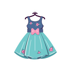 Dress hanging icon vector element design template 