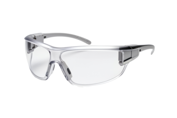 Guardian of Vision: A Pair of Safety Glasses. On White or PNG Transparent Background.