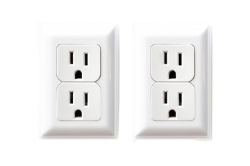 Whispering Outlets. On White or PNG Transparent Background.