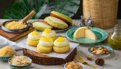 King of Fruits Delight: Durian Cake Sensation"