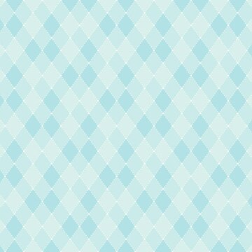 Loop video of Diamond pattern background with dot lines (light blue) [square video]