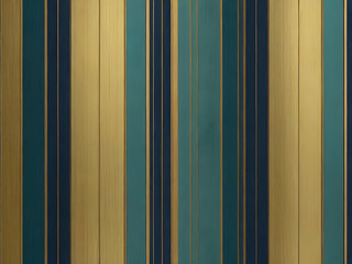 wallpaper pattern, blue, teal, navy, and a little bit of gold. thin vertical stripes, woven, grass cloth  Ai generative 