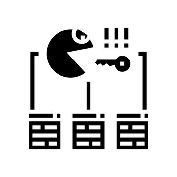 keyword cannibalization seo glyph icon vector. keyword cannibalization seo sign. isolated symbol illustration