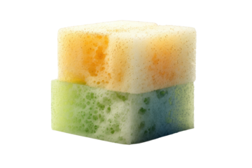 The Alabaster Elegance: A Soap Bars Close Encounter. On White or PNG Transparent Background.