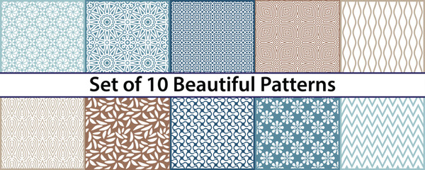Beautiful Seamless Patterns 
