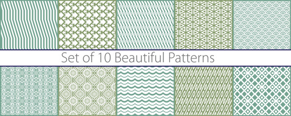 Beautiful Seamless Patterns 