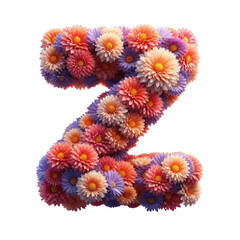 Isolated 3D Letter on a Clear PNG Canvas, Generative AI