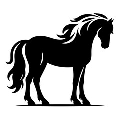 Horse Vector, Horse Silhouette 