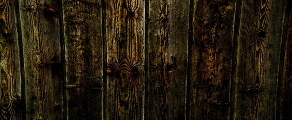 Dark wood background, old black wood texture for background - 767658242