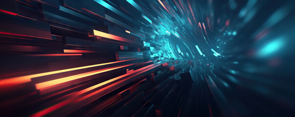 Digital background. Can be used in the description of network abilities, technological processes, digital storages, science, education, etc.