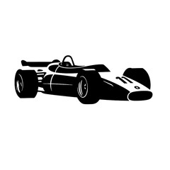 1970's   car isolated on white background view from side. best for the car industry. logos, badges, emblems and icons. vector illustration available in eps 10.