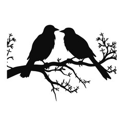 A bird sitting on top of a tree branch