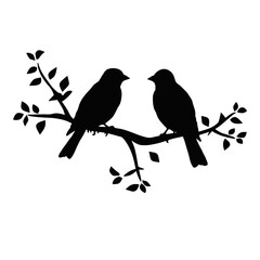 A bird sitting on top of a tree branch