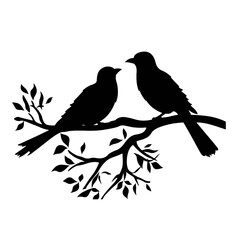 A bird sitting on top of a tree branch