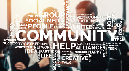 Human Resources Recruitment and People Networking Concept. Modern graphic interface showing...
