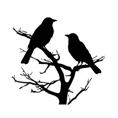A birds sitting on top of a tree branch