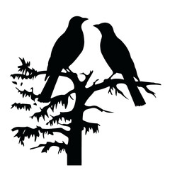 A birds sitting on top of a tree branch