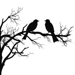 A birds sitting on top of a tree branch