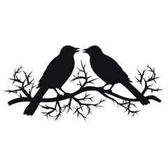 A birds sitting on top of a tree branch