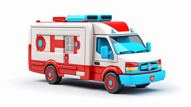 Ambulance Icon 3d