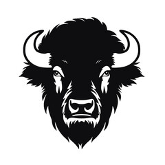 vector illustration tattoo - bison