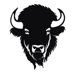 vector illustration tattoo - bison