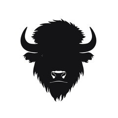 Fototapeta premium vector illustration tattoo - bison
