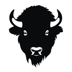 vector illustration tattoo - bison