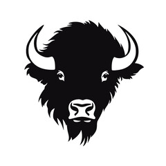 vector illustration tattoo - bison