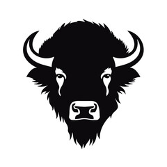 vector illustration tattoo - bison