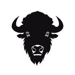vector illustration tattoo - bison