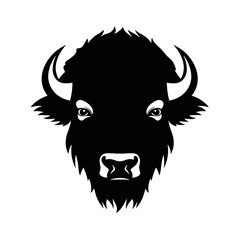 vector illustration tattoo - bison