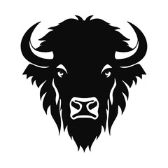 vector illustration tattoo - bison