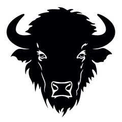 Fototapeta premium Buffalo - American Bison Silhouette 
