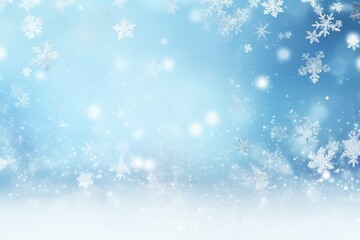 Obraz na płótnie Canvas Winter background falling snowflakes