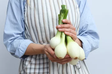  Green onion, concept of fresh vegetable, fresh raw food © Atlas