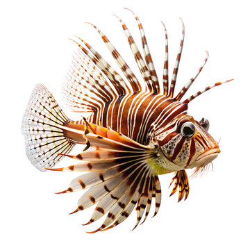 recommend clip art: Lion fish on transparent background