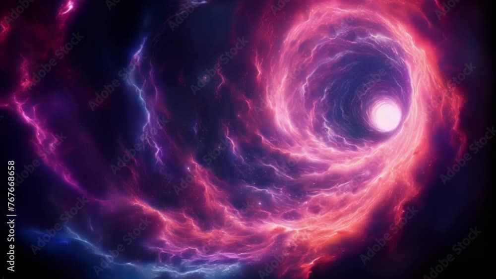 Poster a glowing wormhole its swirling vortex of light surrounded by faint tendrils of invisible threads sy