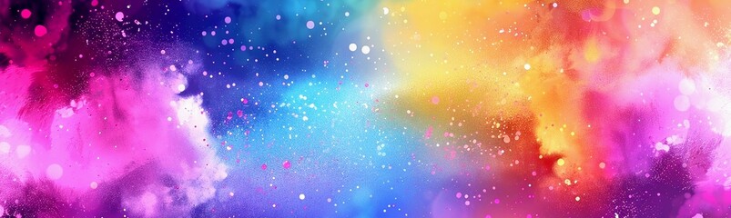abstract colorful background with bubbles banner design