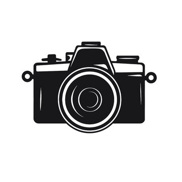 Photo camera icon vector sign and symbols