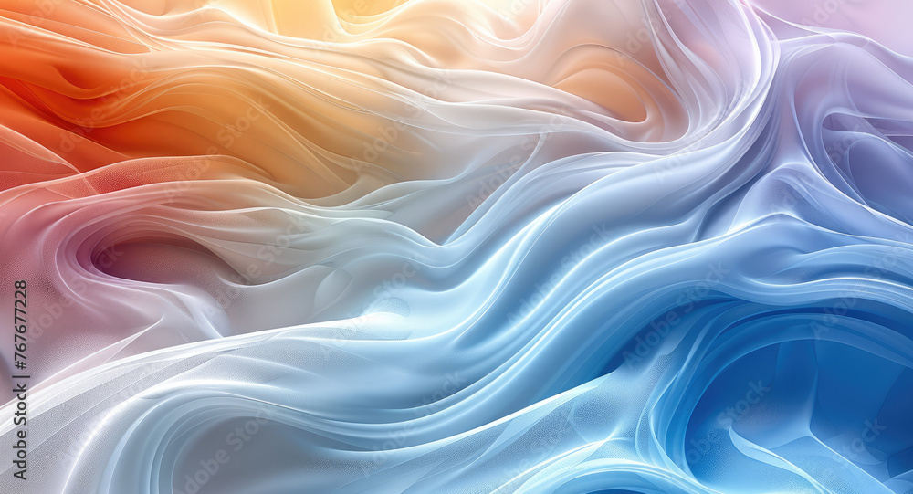 Aufkleber Examples of abstract color. Generative AI.