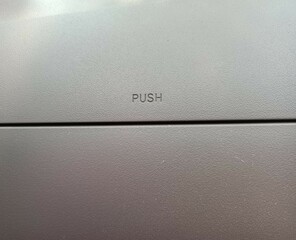 close up of a modern led light switch