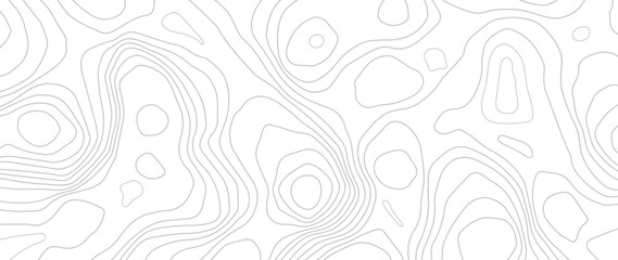 Abstract line art white background vector. Mountain topographic map wallpaper with blue lines texture. Hand drawn illustration design for wall arts, fabric , packaging, web, banner.